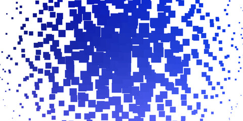 Light Pink, Blue vector backdrop with rectangles.