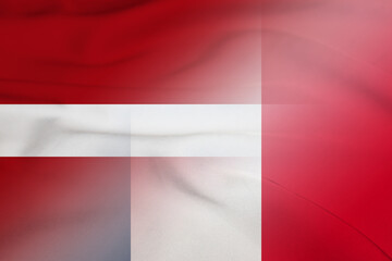 Latvia and France political flag transborder contract FRA LVA