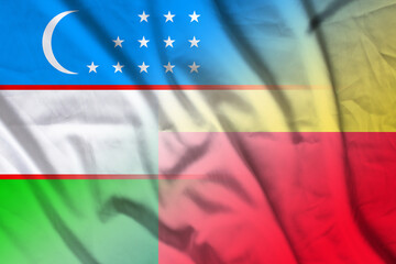Uzbekistan and Benin government flag international contract BEN UZB