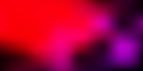 Dark pink, yellow vector blur pattern.