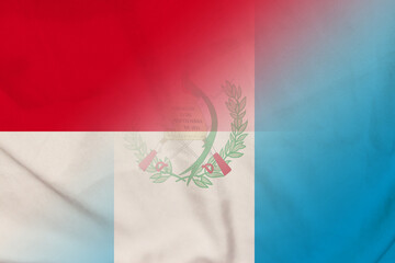 Monaco and Guatemala state flag international contract GTM MCO
