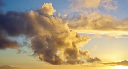 Clouds at Sunset, San Francisco Bay