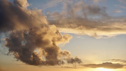Clouds at Sunset, San Francisco Bay