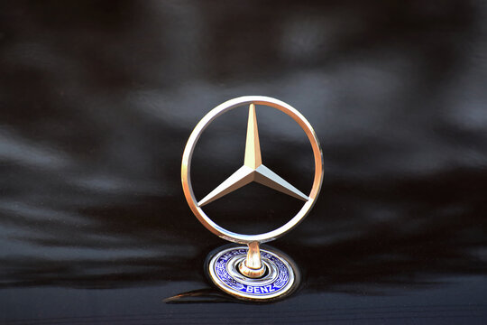 Benz Logo In Front Of The Car, Taken On February 2, 2020, Thailand.