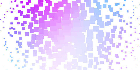 Light Pink, Blue vector template in rectangles.