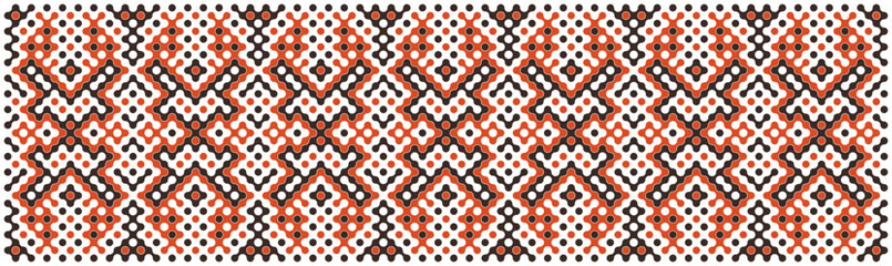 Multicolor truchet tiling connections illustration