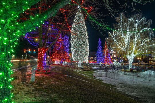 Christmas Illumination In Leavenworth, WA