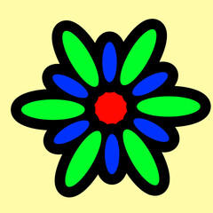colorful flower