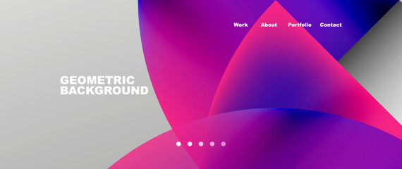 Circles and round elements abstract background design for wallpaper, banner, background, landing page, wall art, invitation, prints