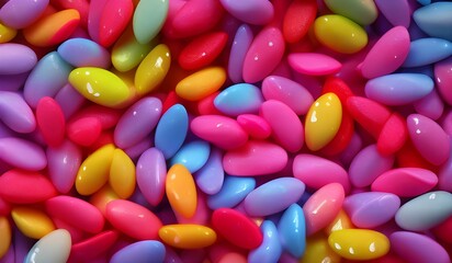 colorful jelly beans