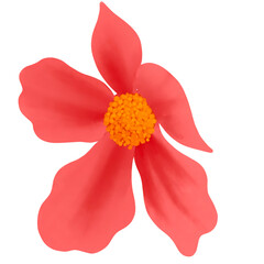 Beautiful Watercolor Flower Illustration