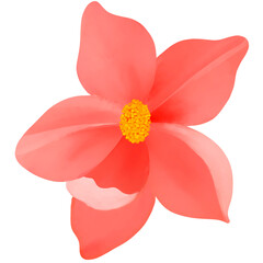 Beautiful Watercolor Flower Illustration