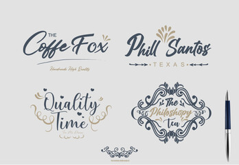 Take it and do it. Motivational saying for posters and cards. Vector illustration. EPS 10.