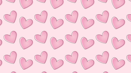 LOVE HEART PATTERN BACKGROUND DESIGN
