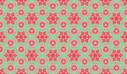 Abstract seamless pattern, seamless wallpaper, seamless background designed for use for interior,wallpaper,fabric,curtain,carpet,clothing,Batik,satin,background , illustration, Embroidery style.