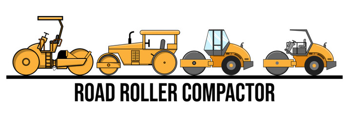 road roller, vibrator roller, compactor asphalt construction