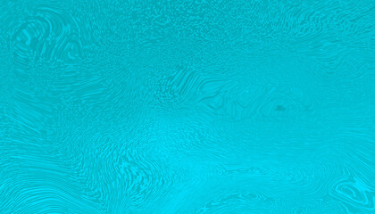 Blue monochrome abstract painting with many graphic elements, copy space