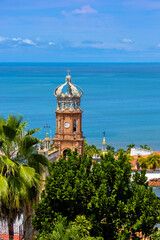 Obraz premium Our Lady of Guadalupe church, Puerto Vallarta city