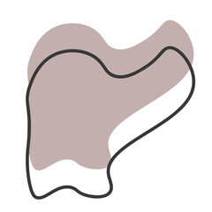 Organic Blob Shape Element