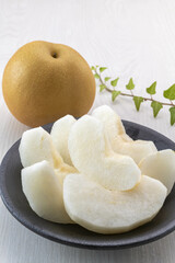 新鮮で美味しい梨