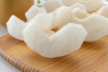 新鮮で美味しい梨