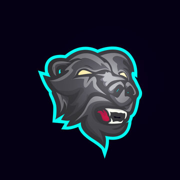 Jaguar Head Mascot Logo with logo suitable for the sports team mascot logo .vector illustration.