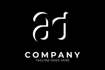 Fototapeta premium Letter ADV Shadow logo design inspiration