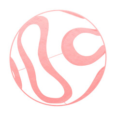 Modern Pink Soccer Ball