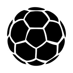 Obraz premium Black Soccer Ball