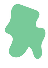 Pastel Abstract Shapes Blob Graphic 