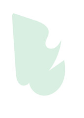 Pastel Abstract Shapes Blob Graphic 