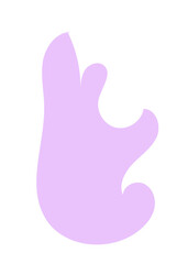 Pastel Abstract Shapes Blob Graphic 