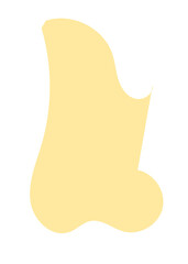 Pastel Abstract Shapes Blob Graphic 