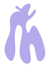 Pastel Abstract Shapes Blob Graphic 