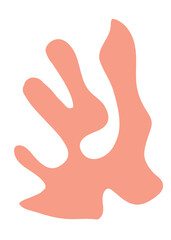 Pastel Abstract Shapes Blob Graphic 