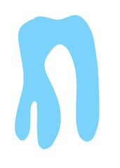 Pastel Abstract Shapes Blob Graphic 