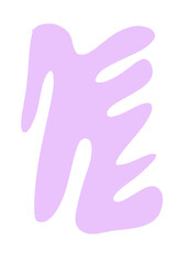 Pastel Abstract Shapes Blob Graphic 