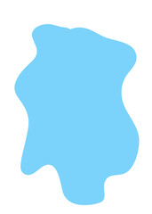 Pastel Abstract Shapes Blob Graphic 