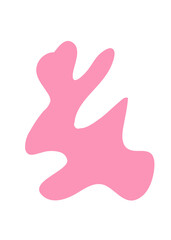 Pastel Abstract Shapes Blob Graphic 