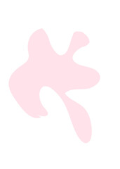 Pastel Abstract Shapes Blob Graphic 