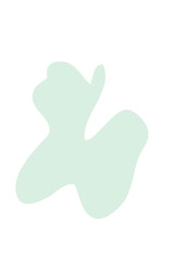 Pastel Abstract Shapes Blob Graphic 