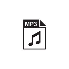 mp3 icon , document icon vector