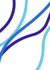 Obraz premium Blue Lines Abstract Background 