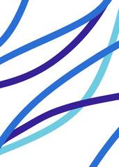 Blue Lines Abstract Background 