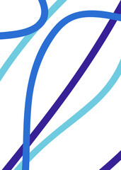 Blue Lines Abstract Background 