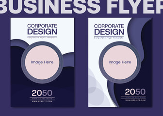 Brochure template flyer background for business design illustration. Brochure design, cover modern layout, annual report, poster, flyer in A4 size
