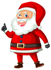 Santa Claus in cartoon style
