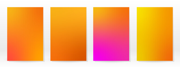 Fototapeta premium Minimal Poster. Pastel Soft. Rainbow Gradient Set.
