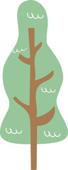 The tree pastel colour png image