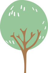 The tree pastel colour png image